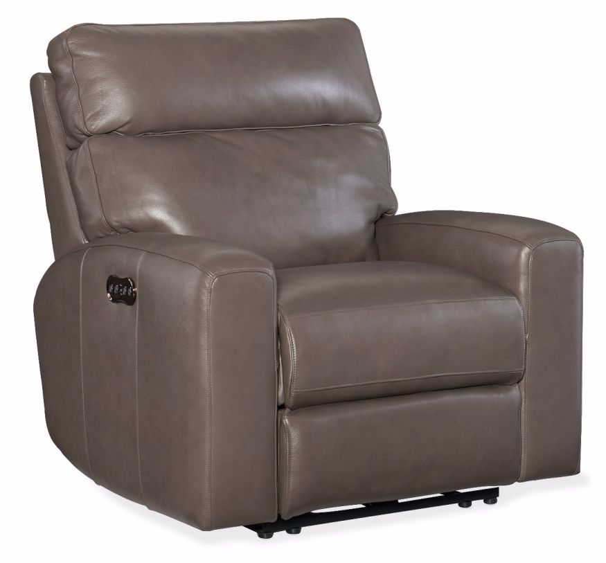 Hooker Furniture Mowry Power Motion Recliner w/Pwr Hdrest in Grey SS462-PWR-095 CLOSEOUT